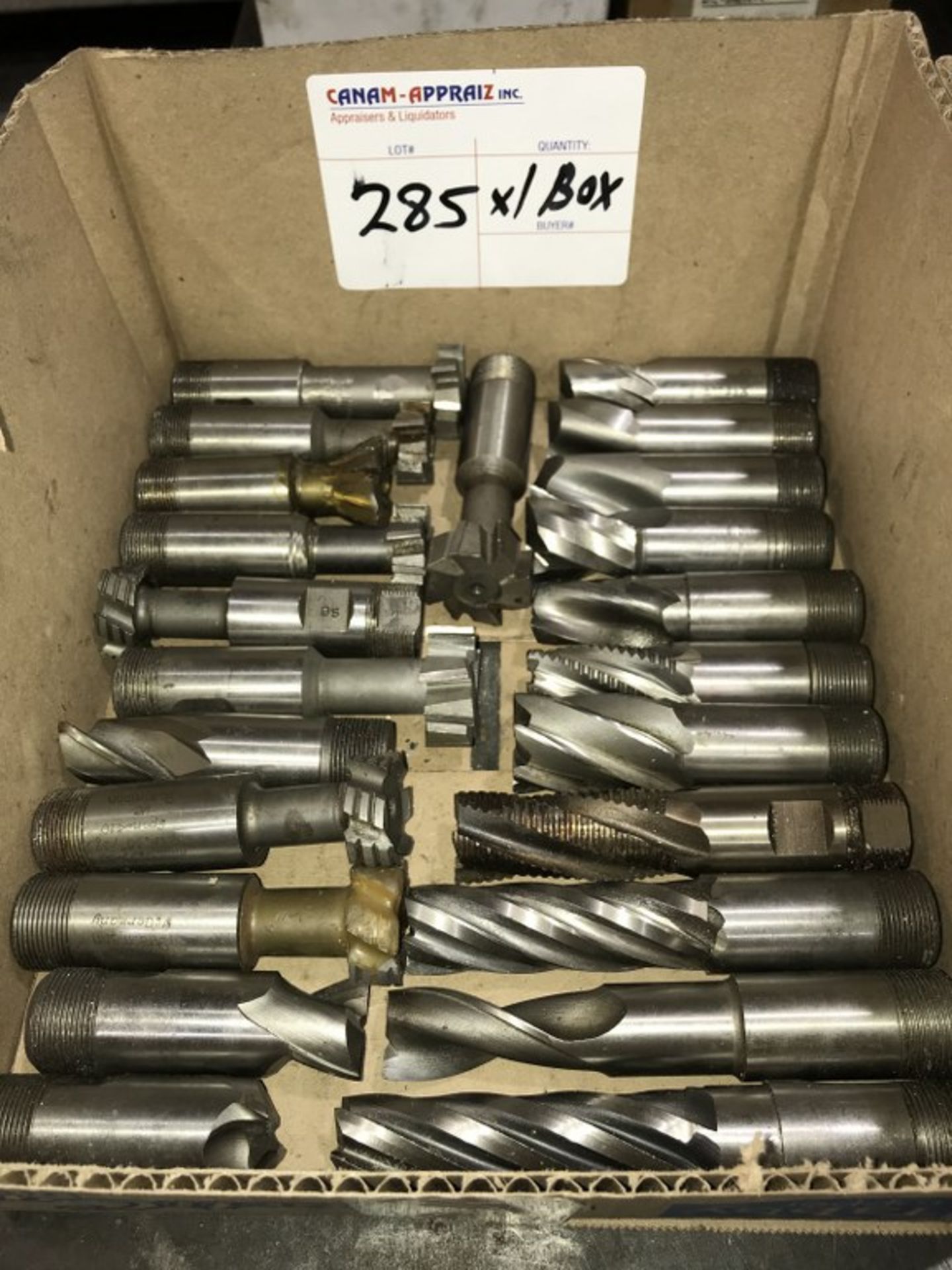 1 X BOX - MIXED LOT - PRECISION MILLING REAMERS