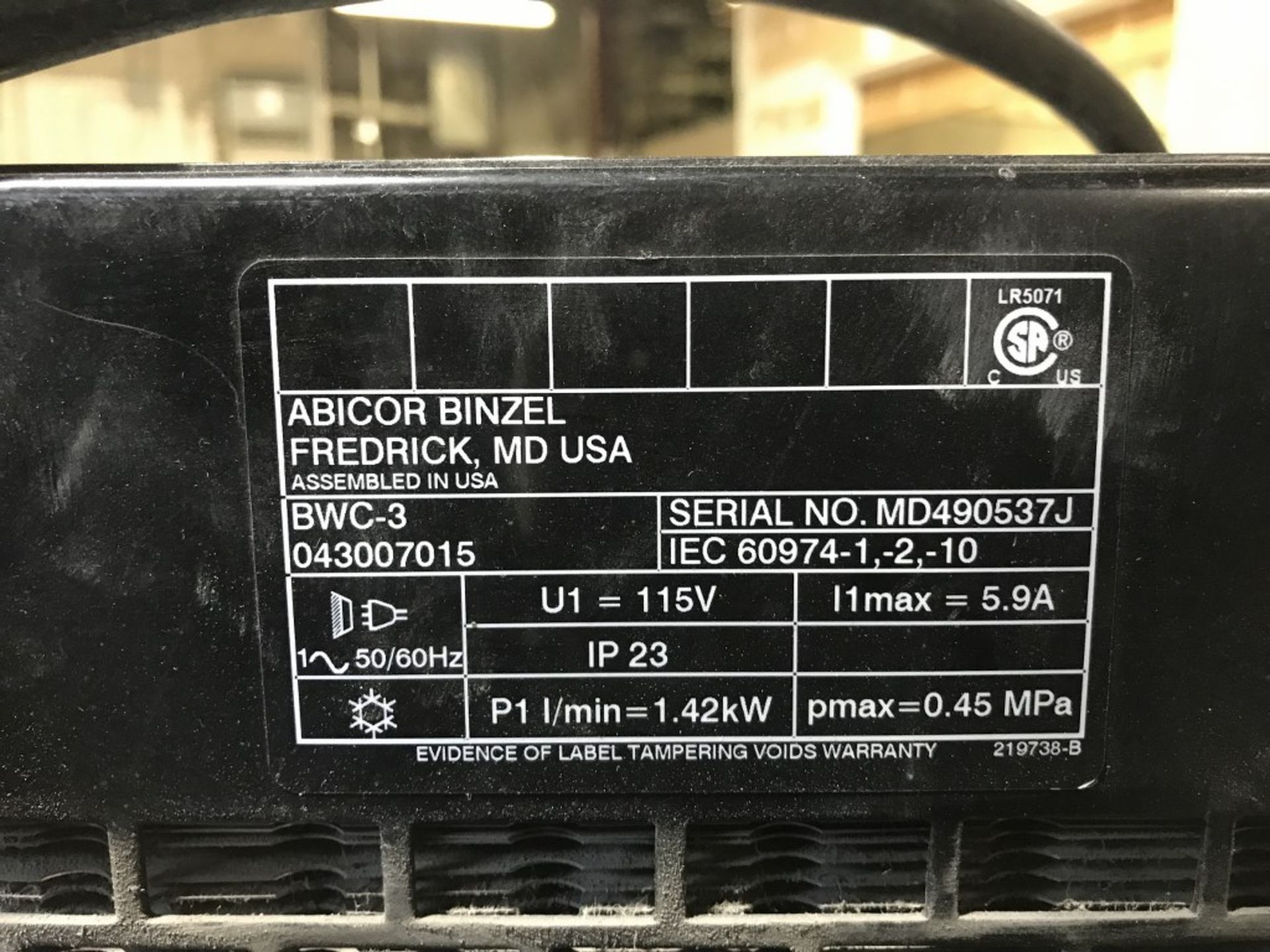 1 X LINCOLN ELECTRIC - PRECISION TIG 275 - K NO: K1826-2 - Image 3 of 4