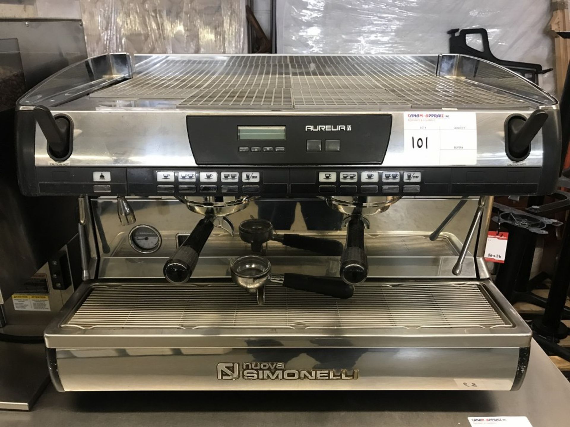 NUOVA SIMONELLI - AURELIA II - 2 STATION COMERCIAL ESPRESSO MACHINE