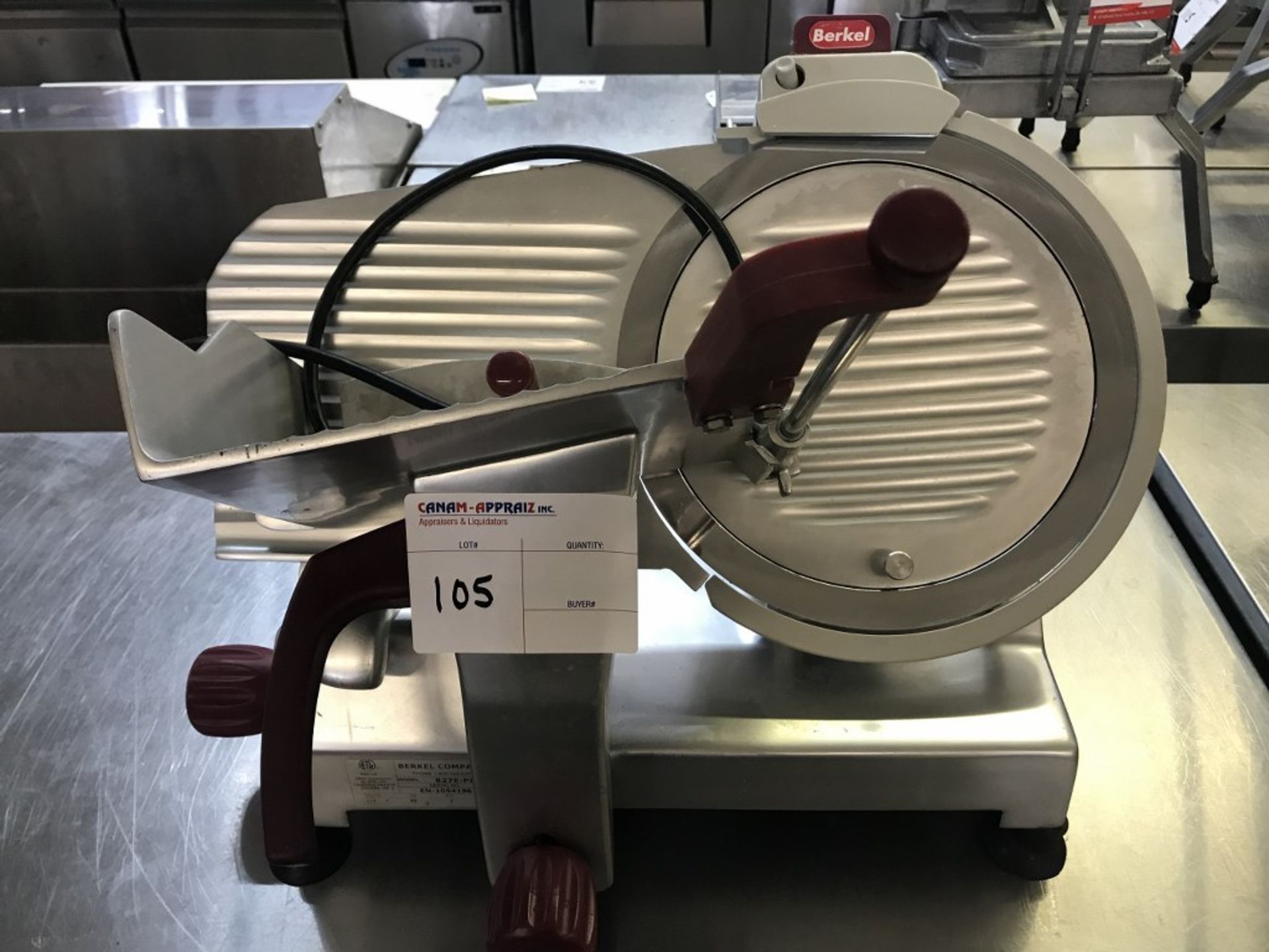 BERKEL COMPANY - 12" MANUAL GARVITY DELI SLICER - MODEL # 827E-PLUS