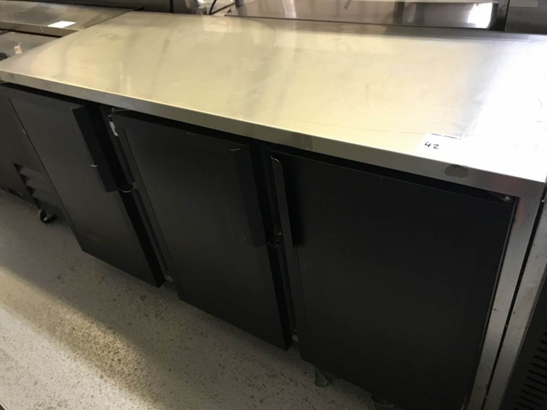 QUEST - 2 DOOR BAR FRIDGE - MODEL # FRIDGE - 68"L X 27"W X 39.5"H