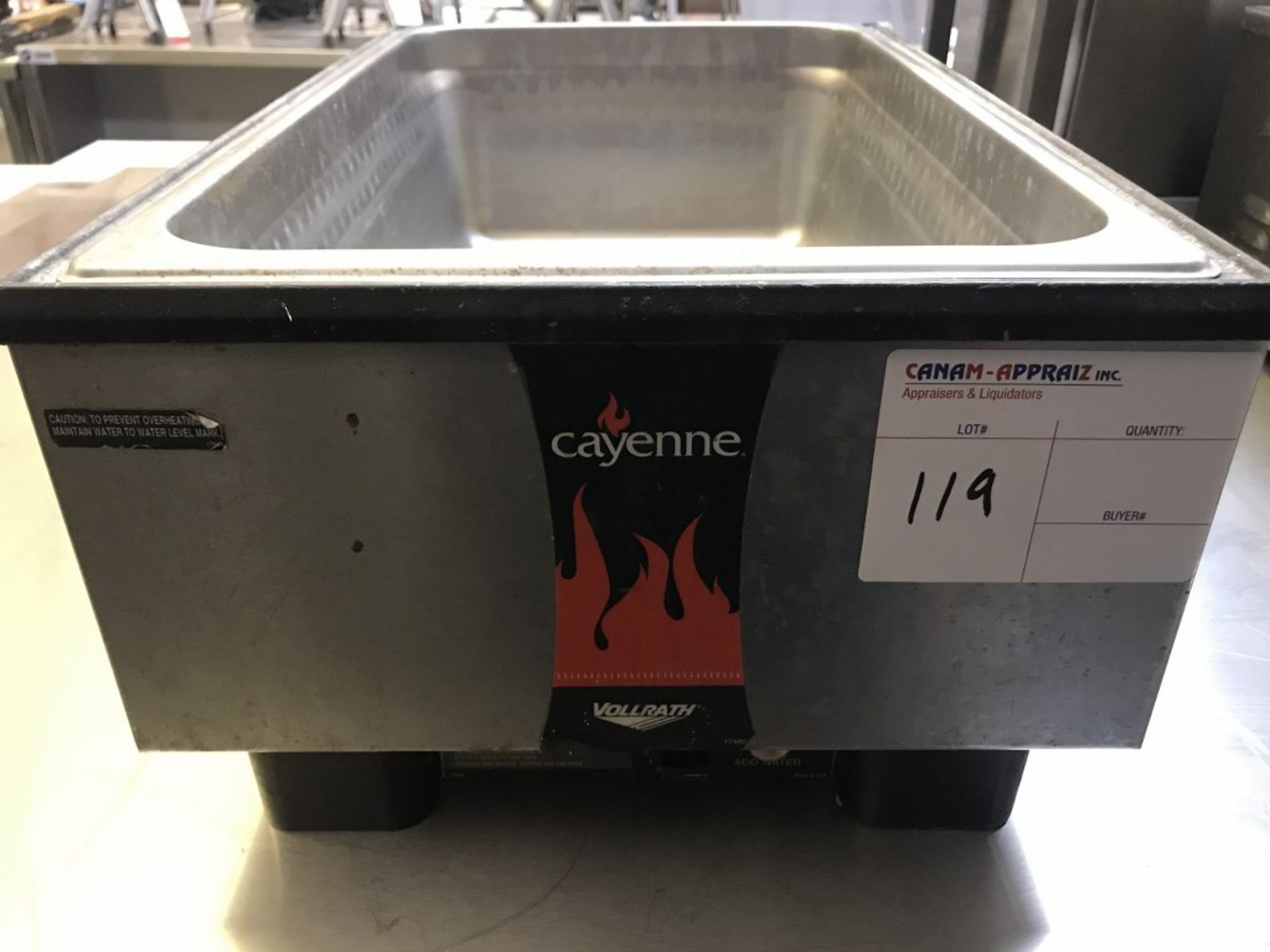 VOLLPATH CAYENNE - VARIABLE TEMPERATURE FOOD WARMER - MODEL # 1001