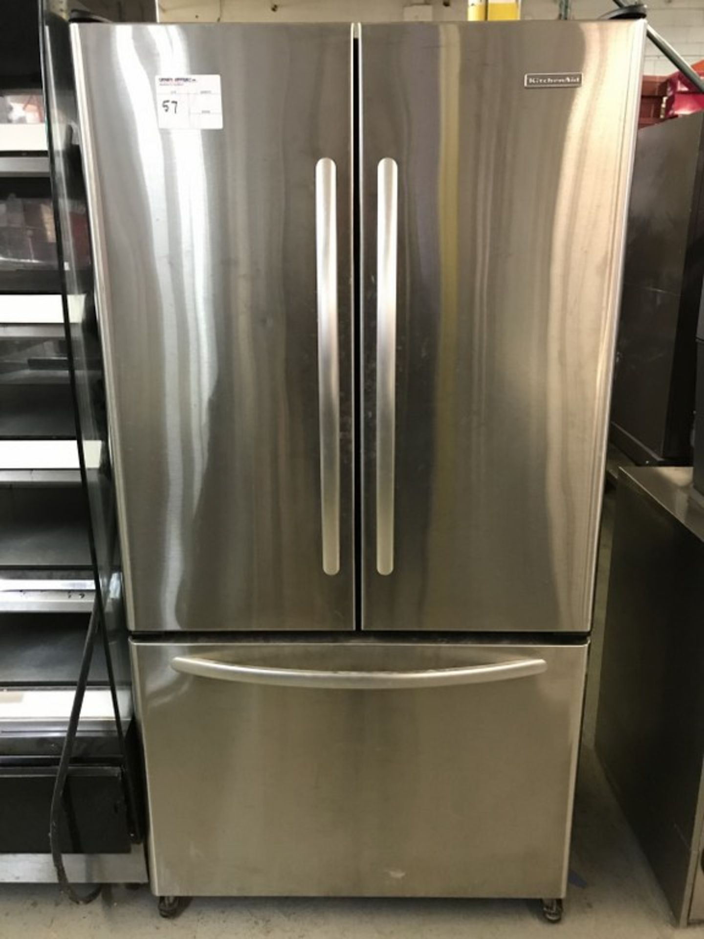 KITCHENAID - BOTTOM MOUNT REFRIGERATOR. MODEL # KBFS20ETSS00