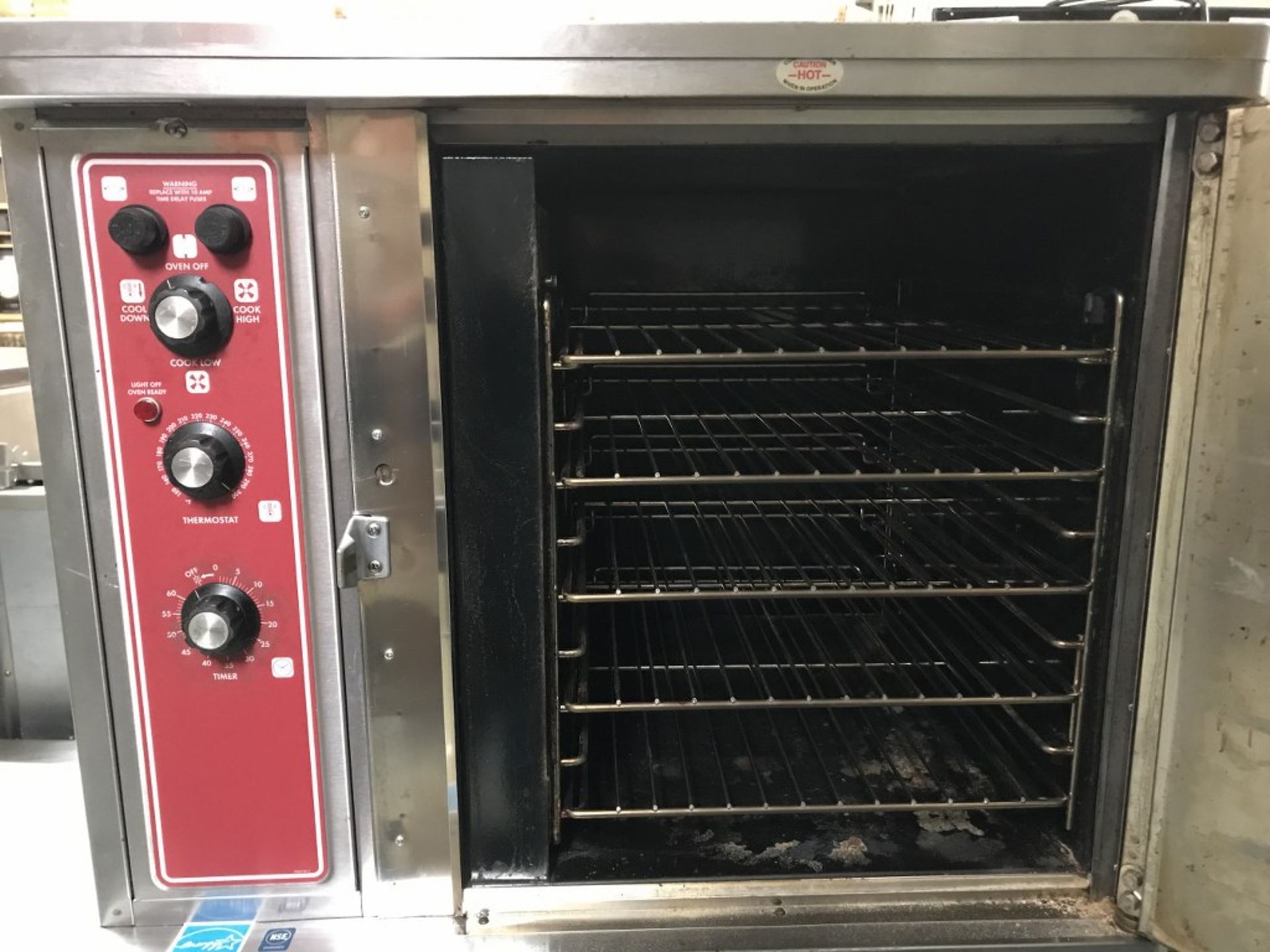 BLODGETT - CONVECTION OVEN. 30"L X 30"W X 29.25"H - Image 2 of 2