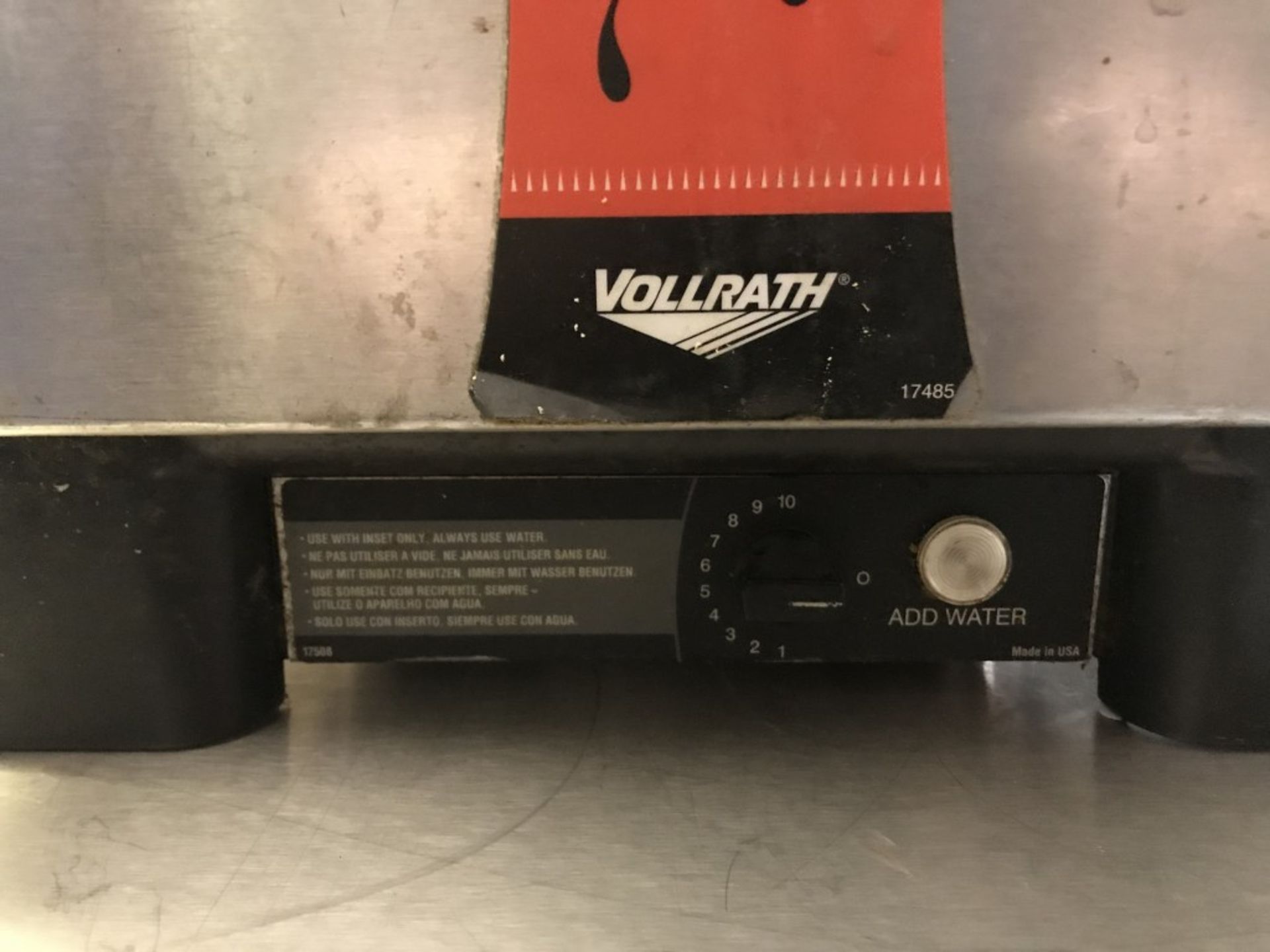 VOLLPATH CAYENNE - VARIABLE TEMPERATURE FOOD WARMER - MODEL # 1001 - Image 2 of 3