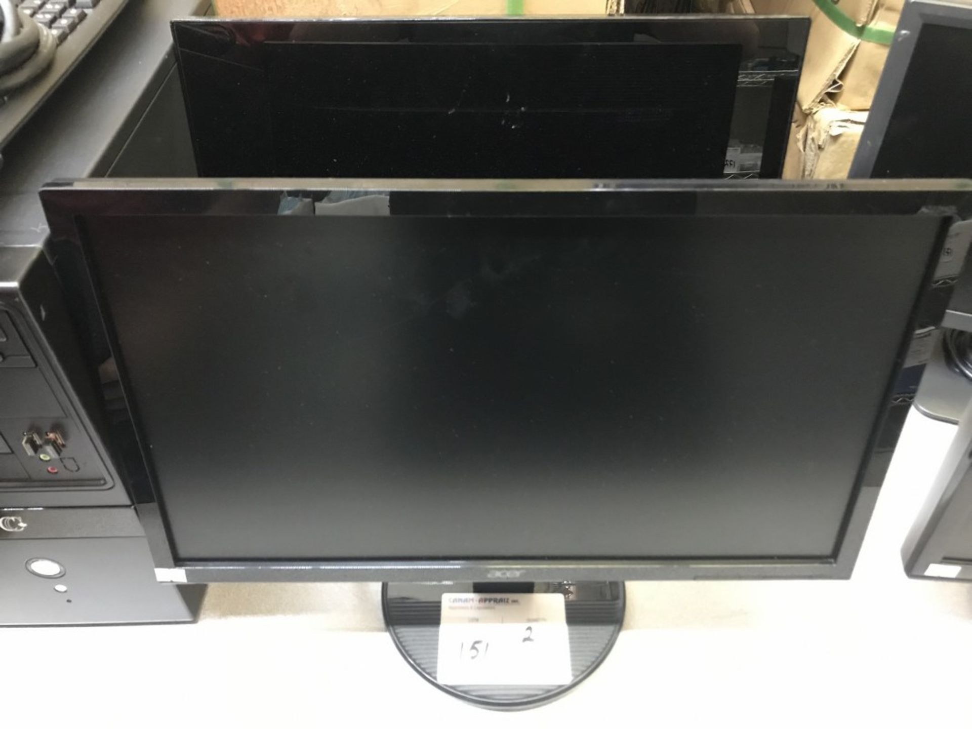 LOT OF MONITORS: ACER MODEL: G227HQL LCD MONITOR; ACER MODEL: K222HQL LCD MONITOR