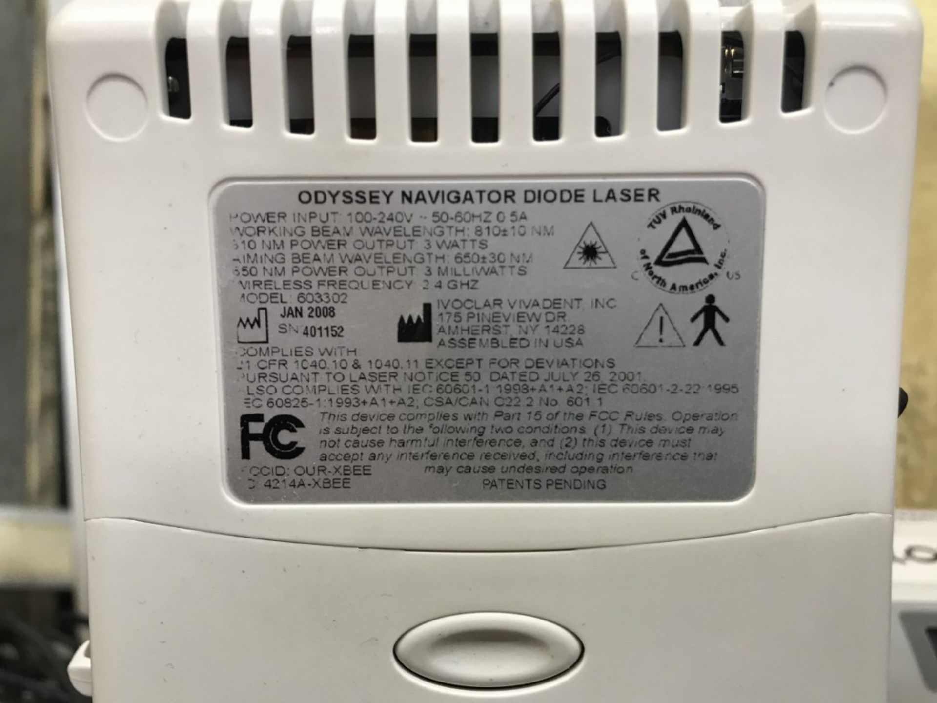 ODYSSEY NAVIGATOR DIODE LASER - Image 2 of 2