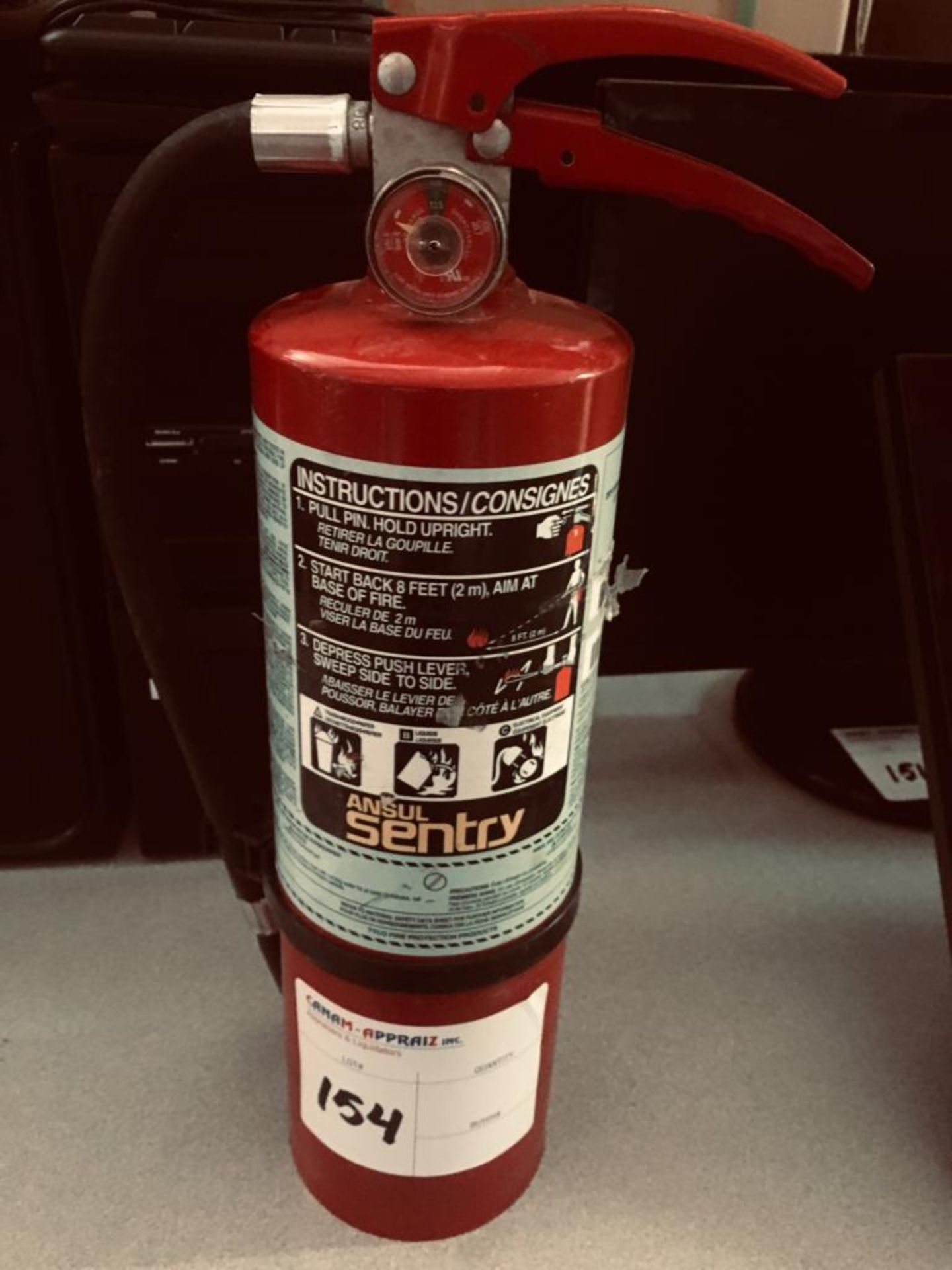 ANSUL SENTRY - FIRE EXTINGUISHER