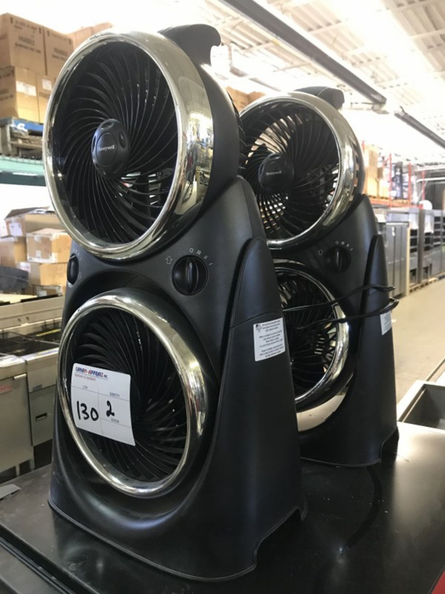 KAZ INC. - MODEL: HT-8800BPC - ELECTRIC FAN - 2 PCS