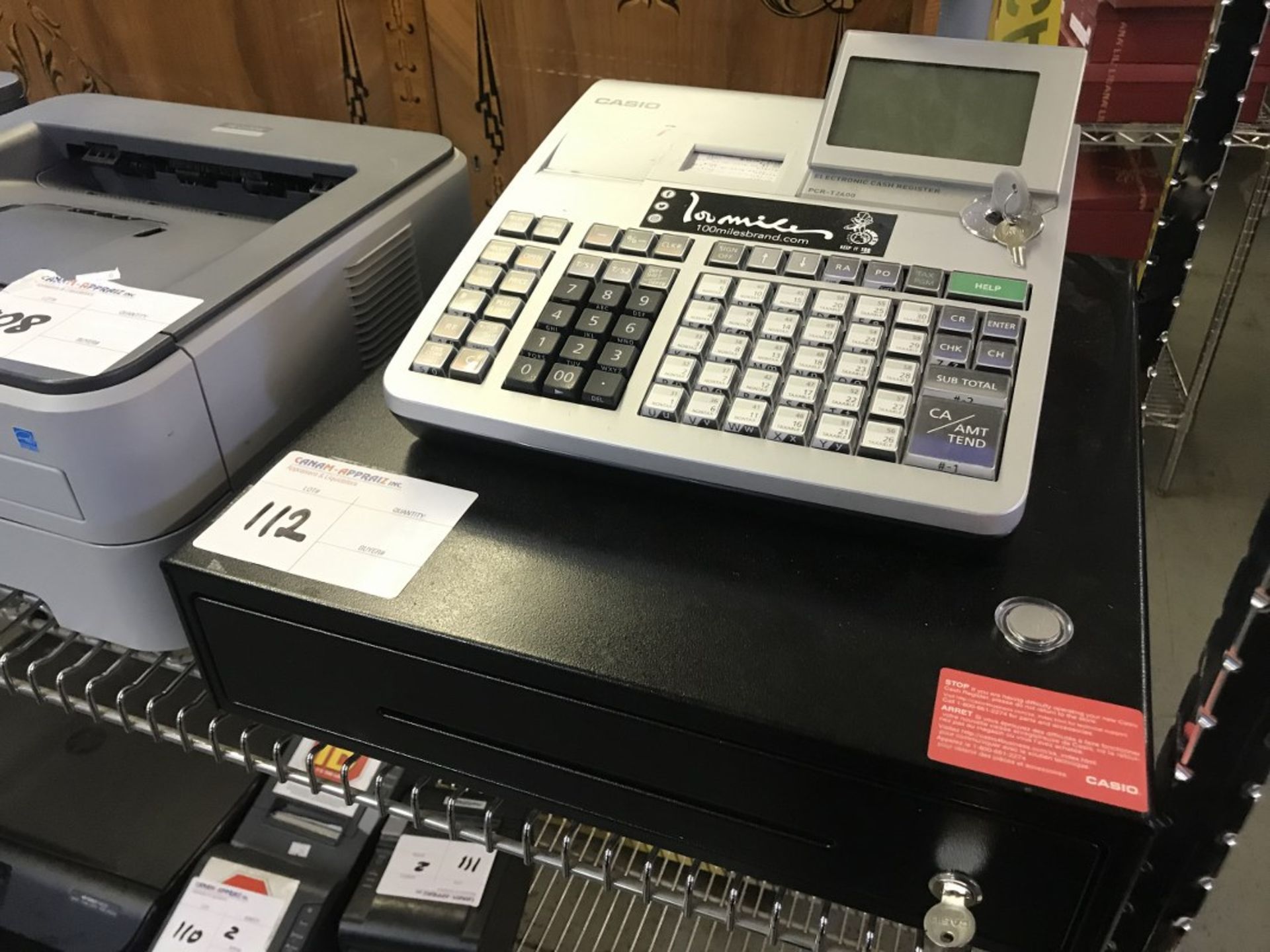 CASIO - MODEL: PCR-T2400 - CASH REGISTER