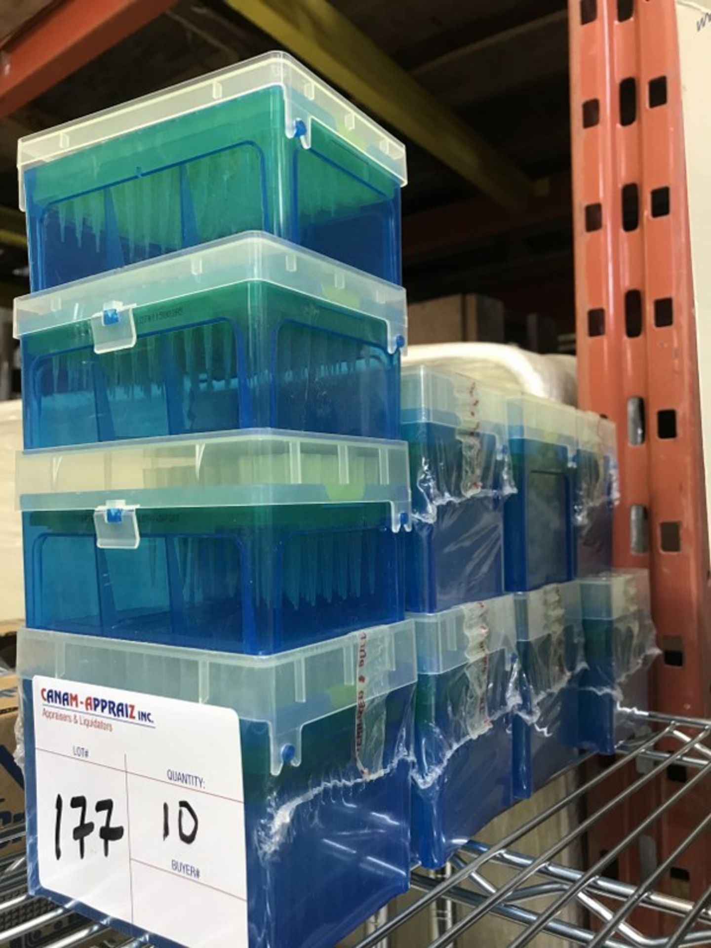 LOT OF: FISHERBRAND SUREONE - NON FILTER PIPET IN HINGED RACKS - 10 BOXES - Image 2 of 2