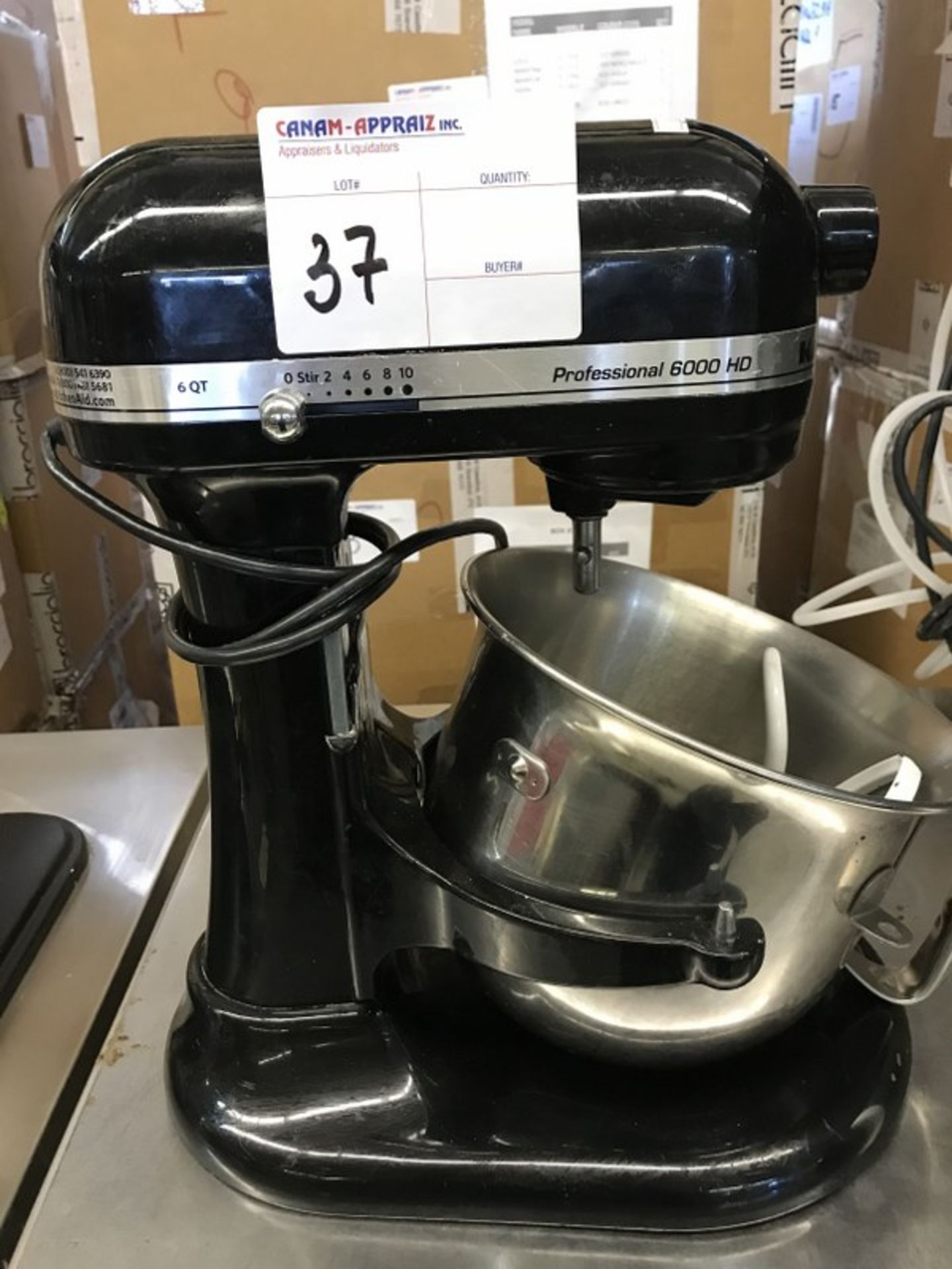 KITCHENAID - PROFESSIONAL 600 SERIES 6-QUART BOWL-LIFT STAND MIXER