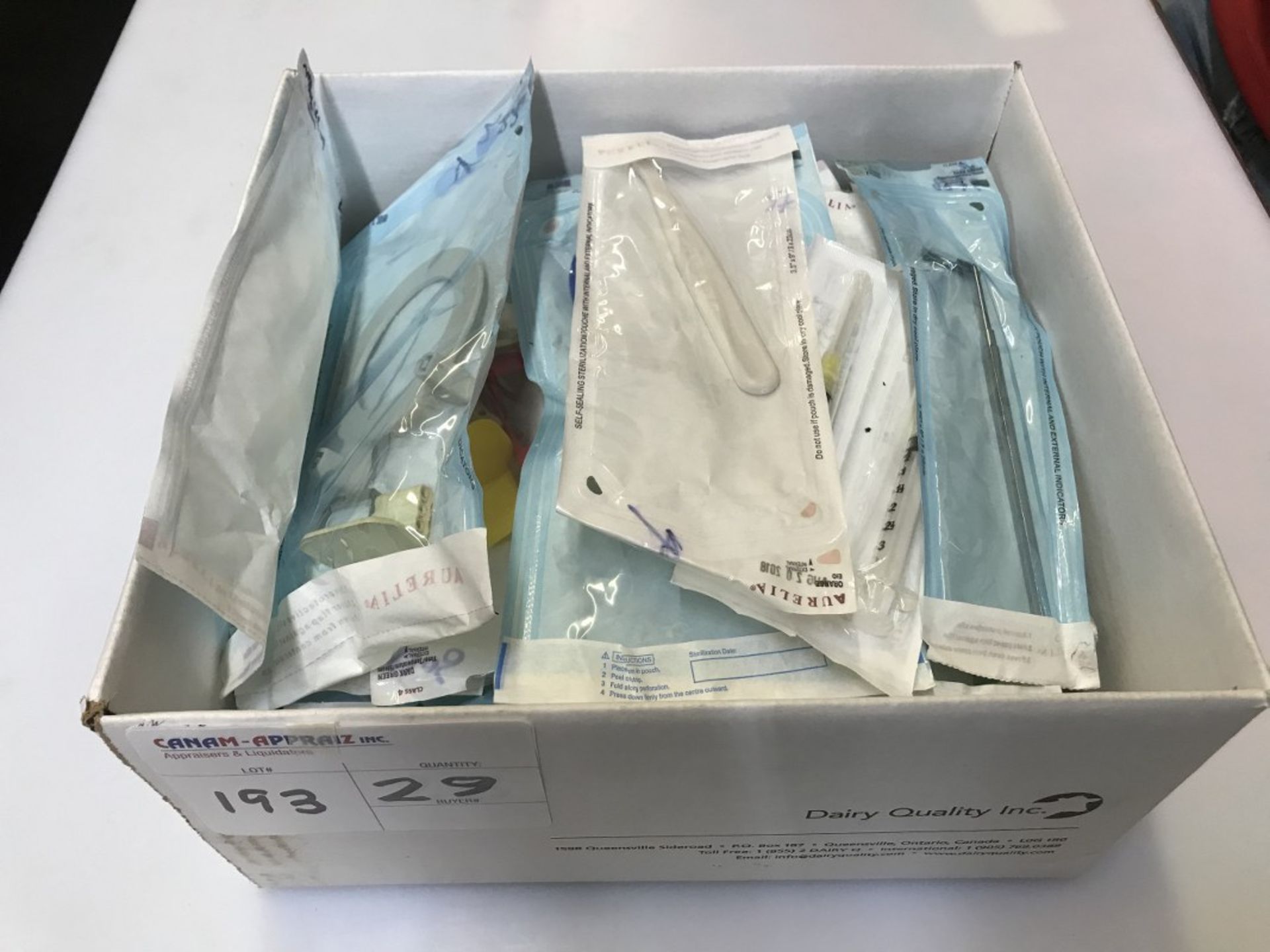 LOT OF: SEALED DENTAL INSTRUMENTS - 29 PCS