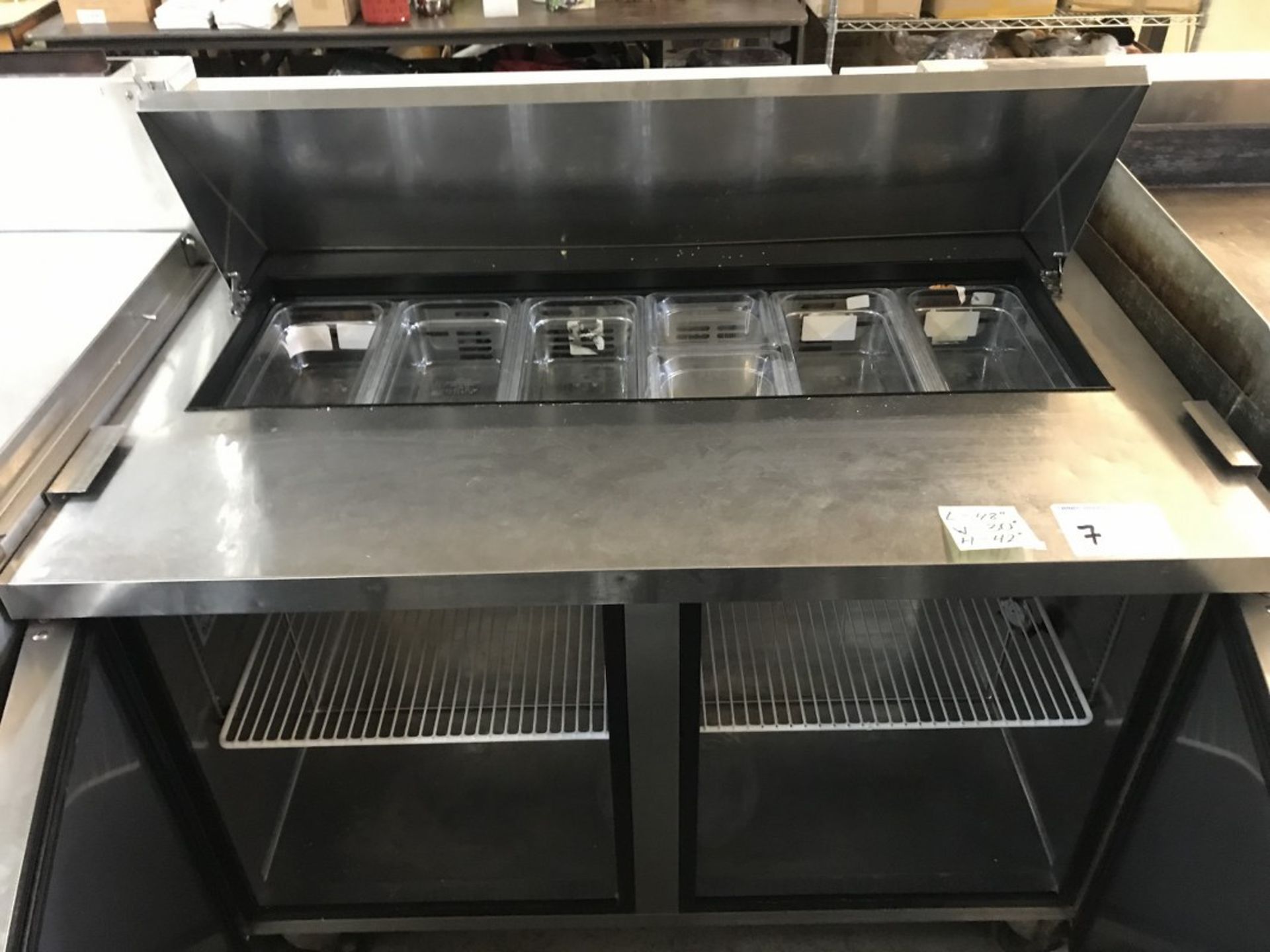 MASTER-BILT FUSION SERIES - MODEL: SP48-12 - 2-DOOR, 48" SALAD/SANDWICH PREP TABLE - Image 3 of 4