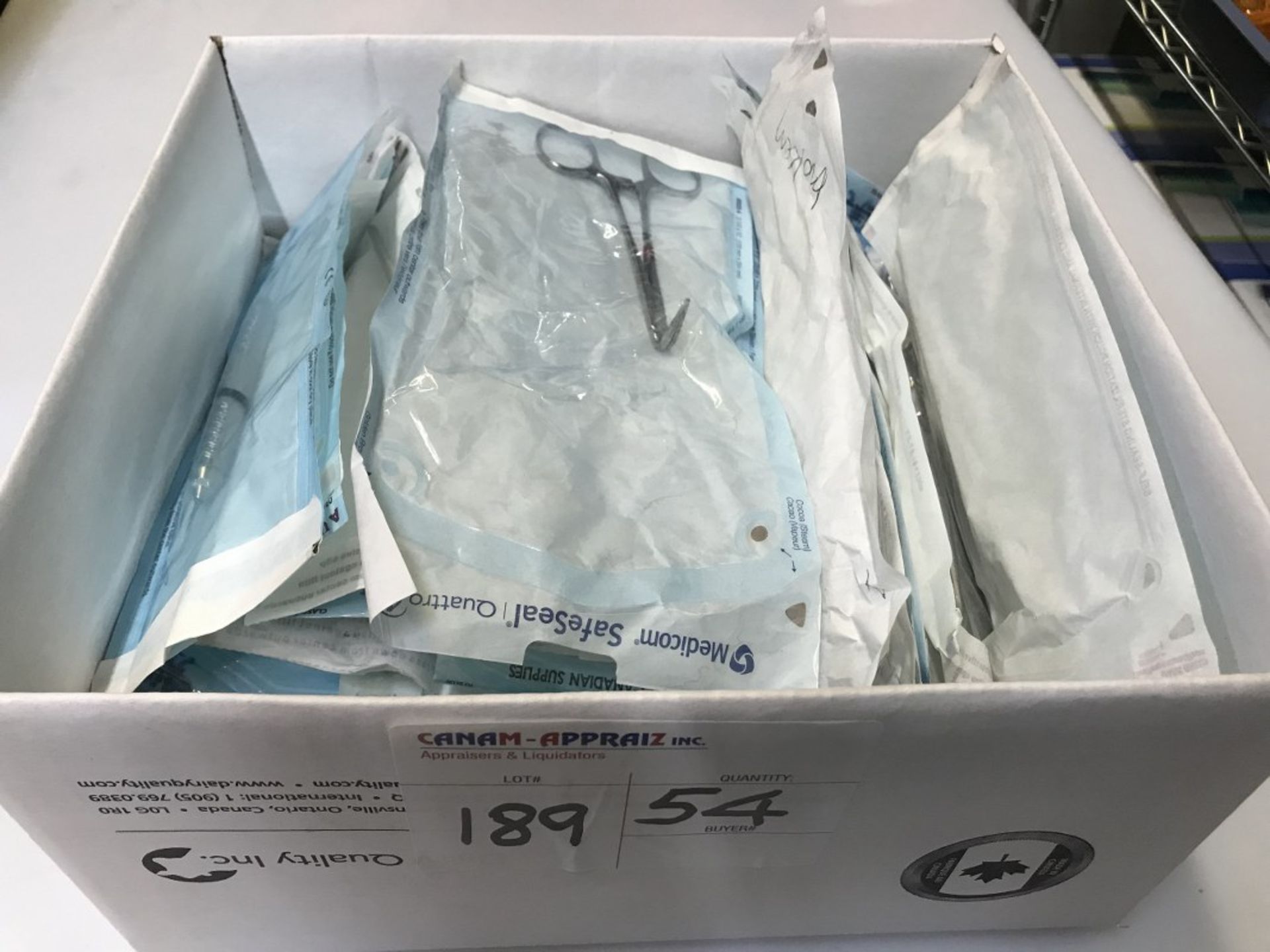 LOT OF: SEALED DENTAL INSTRUMENTS - 54 PCS