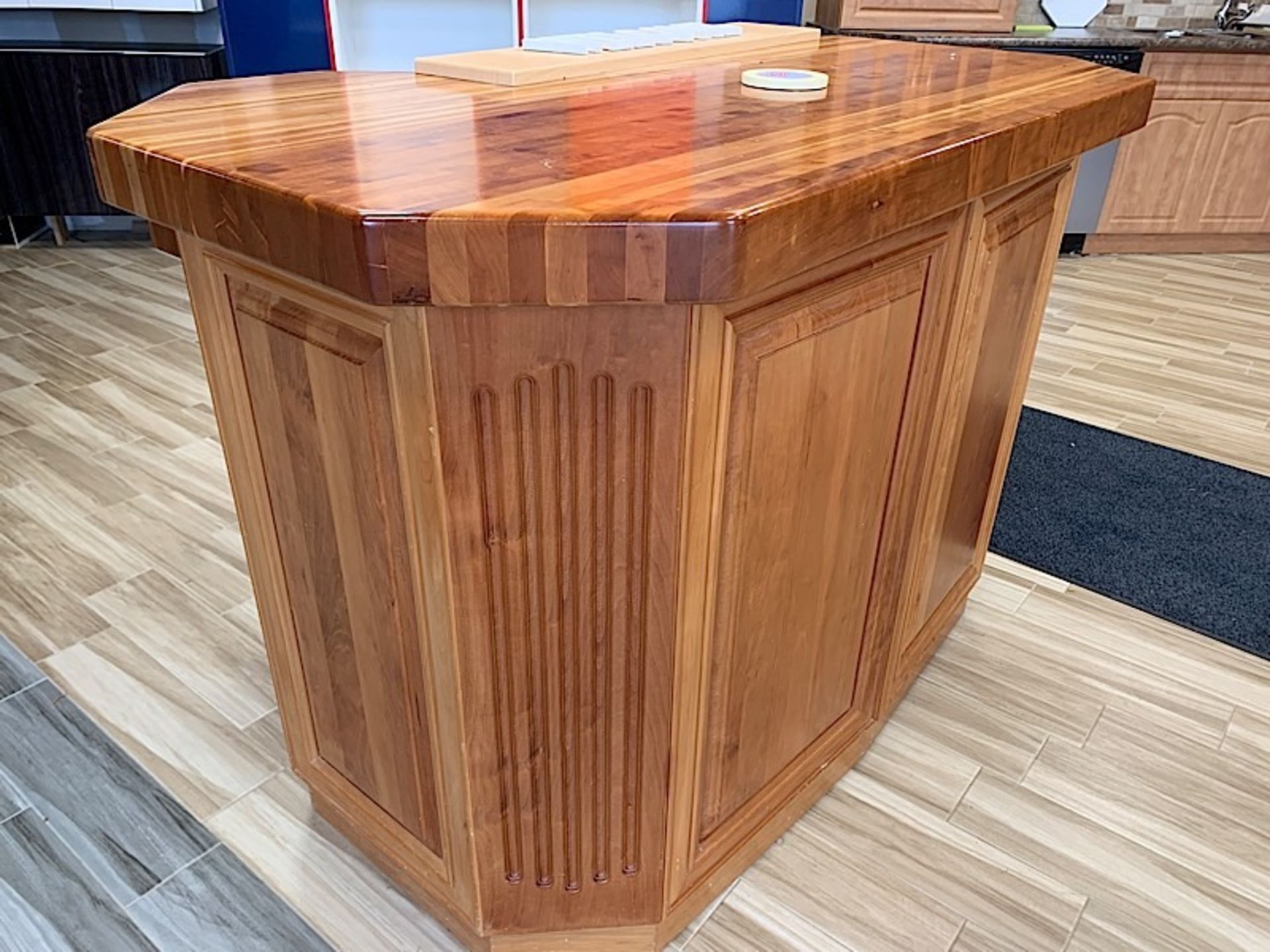 KITCHEN ISLAND - BUTCHER BLOCK STYLE - Image 2 of 2