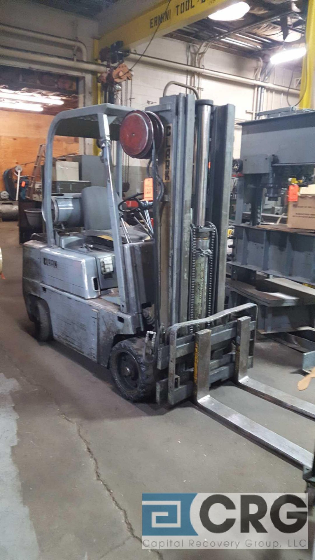 Clark propane forklift, model C 500 55, serial no 355-2416-2572, 4500 # capacity, 187" lift height - Image 2 of 2