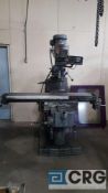 Bridgeport vertical milling machine, series I, 2HP, with Bausch and Lomb Accurite II DRO, 11" x