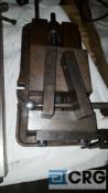 Lot of two assorted HD machinists vises, one with block.