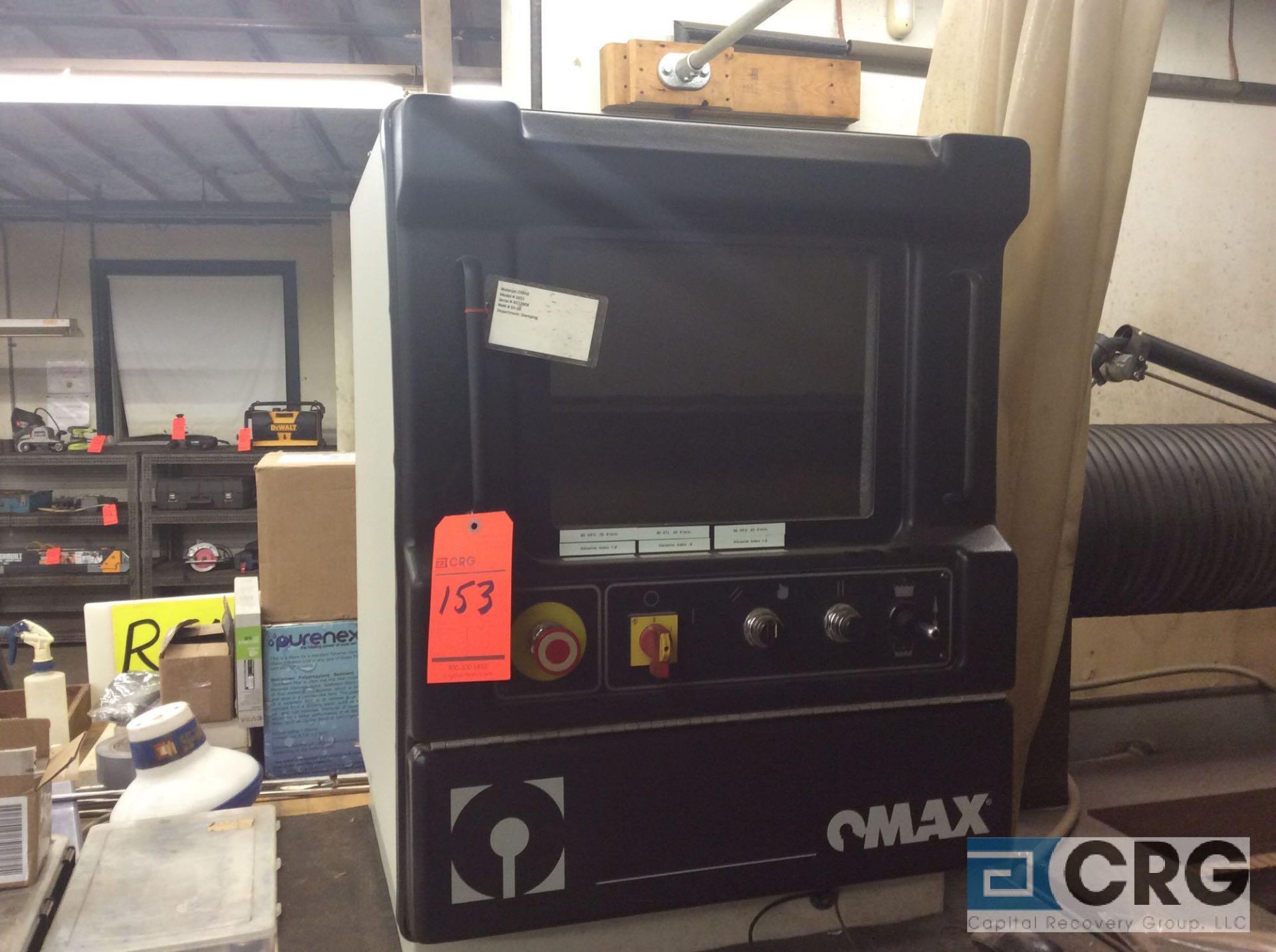 Omax waterjet mn 2652, sn A512008, with CNC control DRO, Enduro Max pump with digital control, 30” x - Image 2 of 6