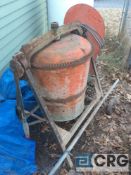 portable barrel mixer, 24” bin x 24” deep