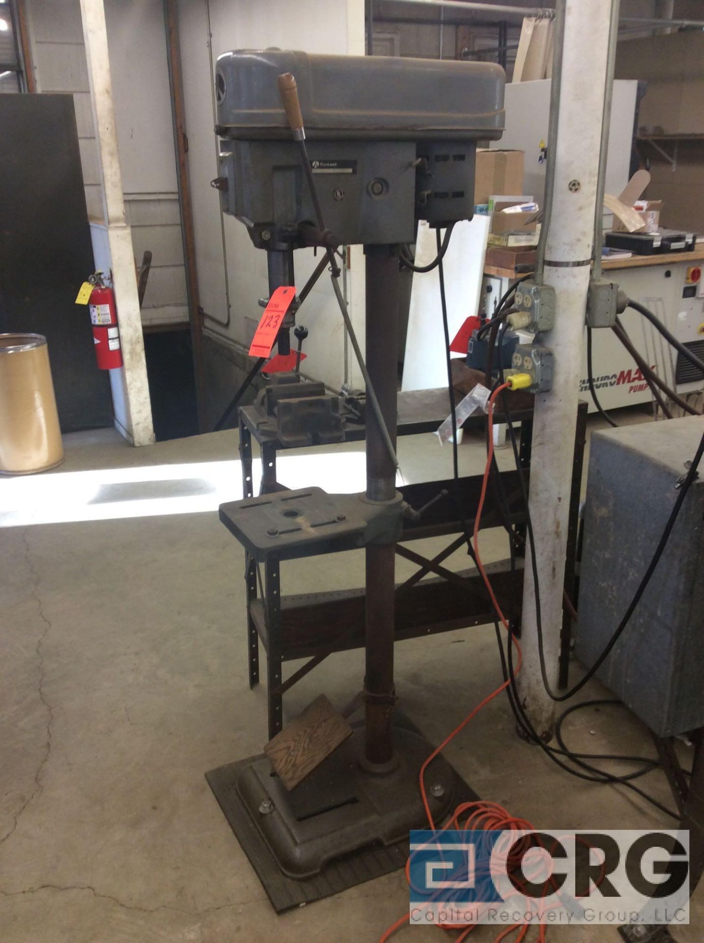 Rockwell 15” floor type drill press, mn 15-081, 1 phase