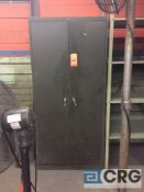 2 door metal storage cabinet