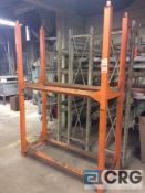 2 tier stackable coiled wire storage rack, 60”wide x 24” deep x 7’ high