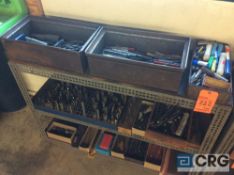 Lot of asst perishible tooling including cutters, reamers, drils, etc