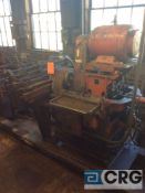 Nicholas knife grinder, mn PG-RH, sn 644, 16” grinding wheel, 22” piston, 15 hp motor, right hand