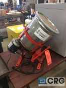 portable 5 gal bucket tumbler, 1/4 hp, 1 phase