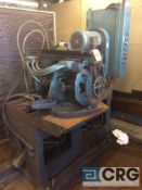 Nicholas universal knife grinder, mn MU-76-LH, sn N/A, 12” grinding wheel, 16” piston, 10 hp