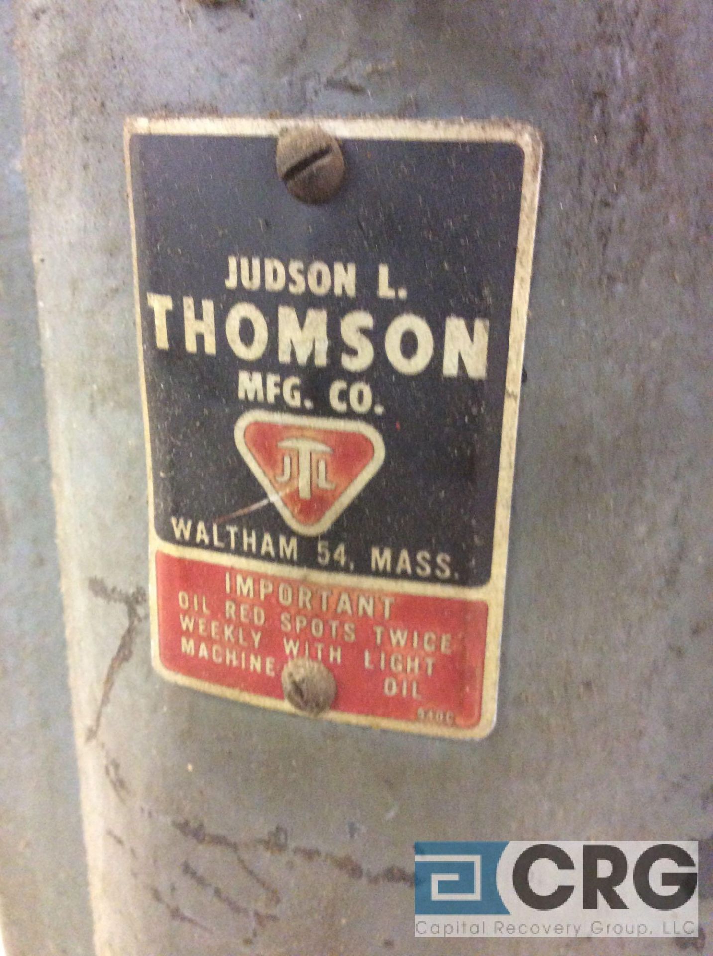 Thomson riveting machine, mn 1602, sn 161, 1 phase - Image 3 of 3