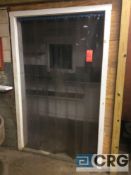 Lot of (2) dividing curtains