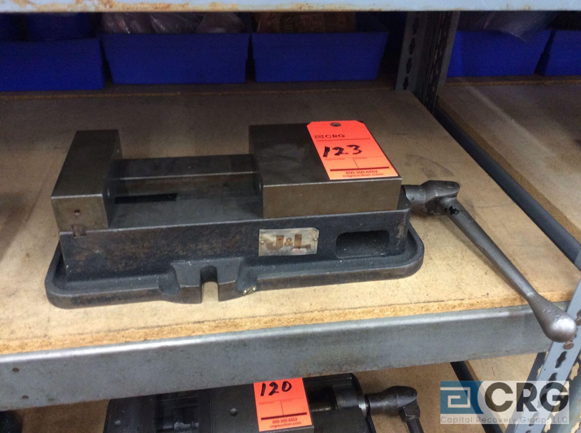 J and L 6 inch Ang Lock milling machine vise