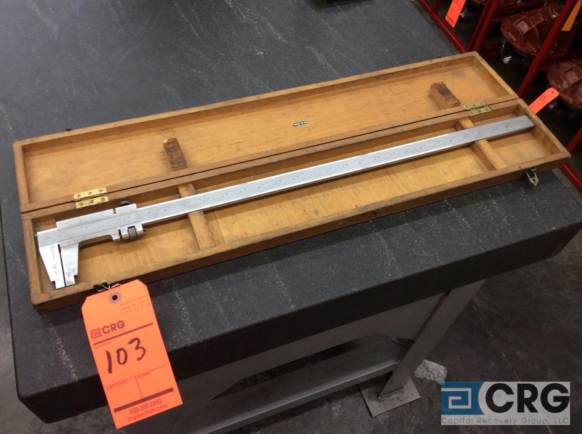 27 inch vernier caliper with case