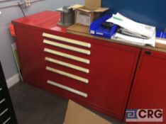 Vidmar 5 foot 6 drawer parts storage cabinet