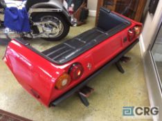 Ferrari 308 GTS custom sofa (actual steel rear body panel)