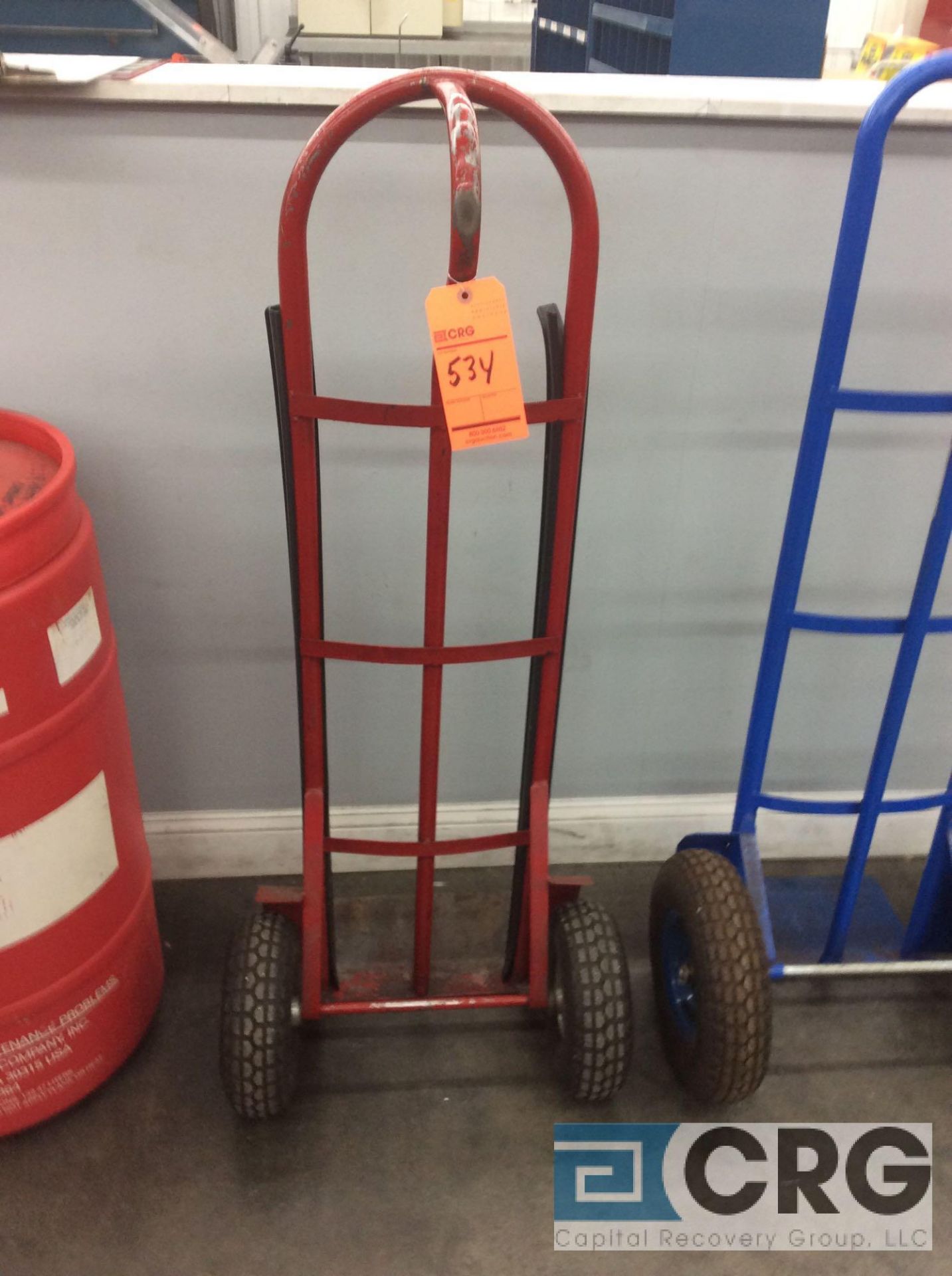 rubber tire hand truck