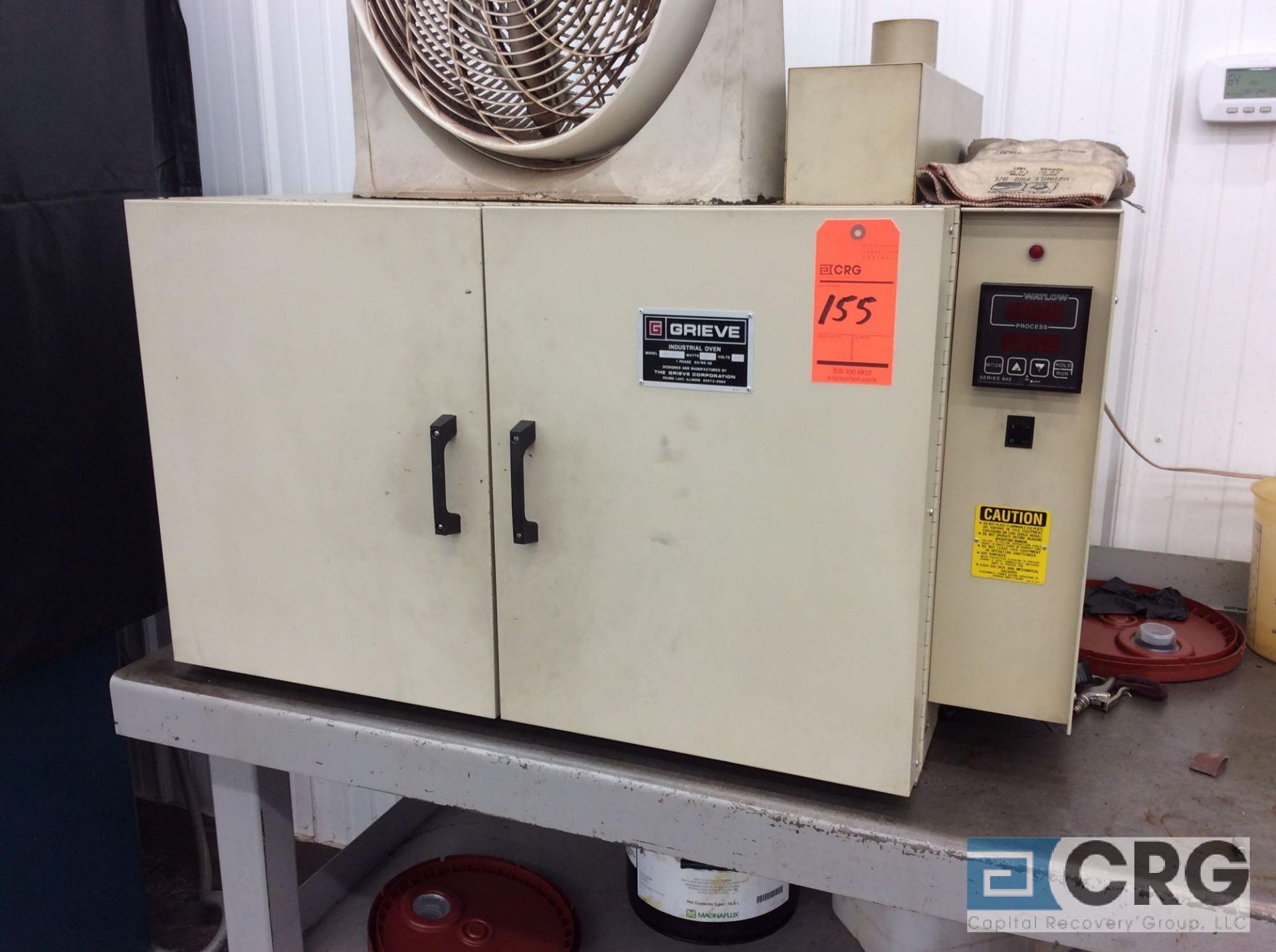 Grieve Industrial oven, mn NB-350, 2000 watts, 208 volts, 3 phase, 28 wide x 18 high x 24 deep