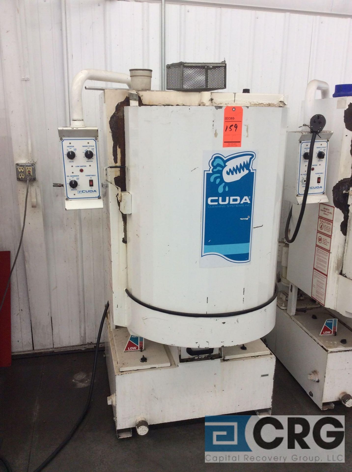 Cuda rotary parts washer, mn H-20-2530, 230 volts, 1 phase