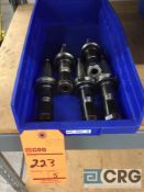 Lot of (5) BT-35 collet tool holders