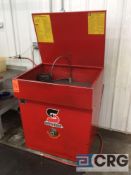 Safety Kleen recycling parts washer, mn 250, 36 x 26 inch wash bed