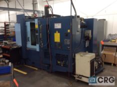 2001 Matsuura ES-450H-II CNC horizontal machining center, 3910 HOURS, Fanuc 18iM control, travels: