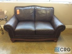 5 foot leather love seat