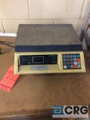 Lot of two assorted Mettler Toledo bench top, digital platform scales, and one Dell PC, with