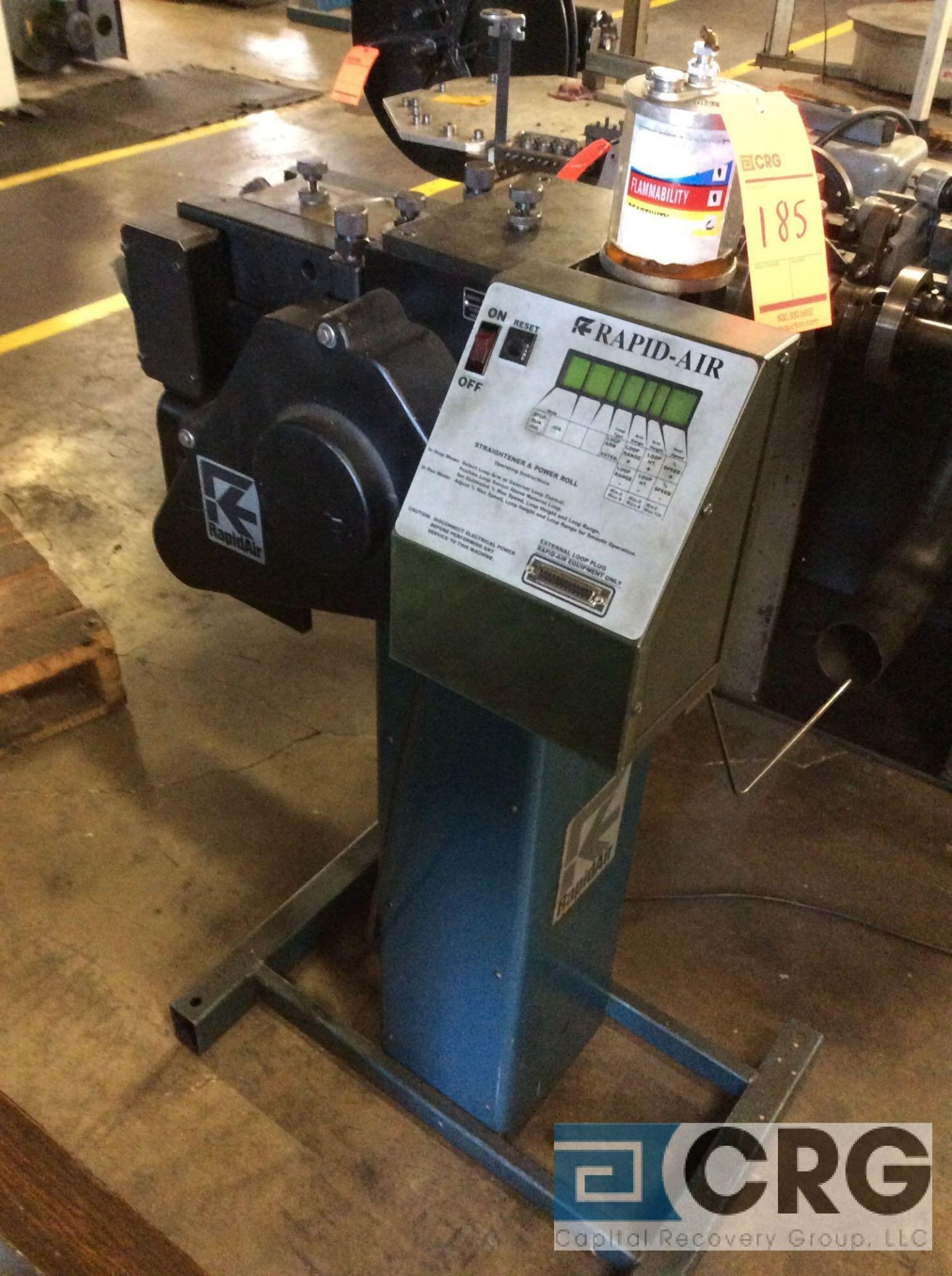 Rapid Aire coil unwinder/feeder, model SBX4, serial 124353 - Image 2 of 4