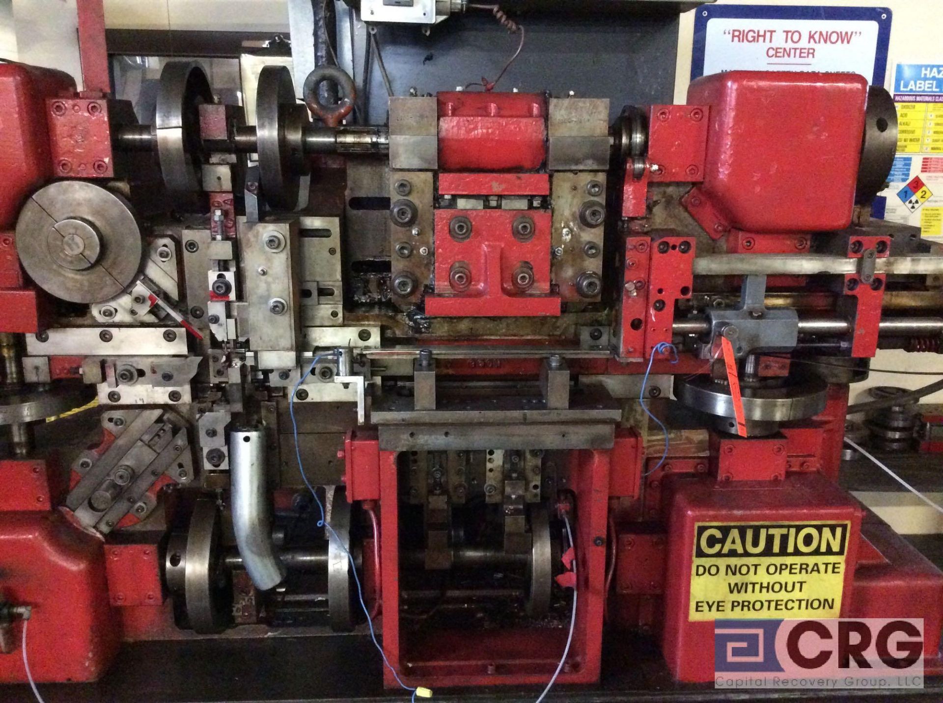 Nilson model 1100 vertical multi slide wire former with press attachment, new 1980's, 3/32 max - Image 3 of 6