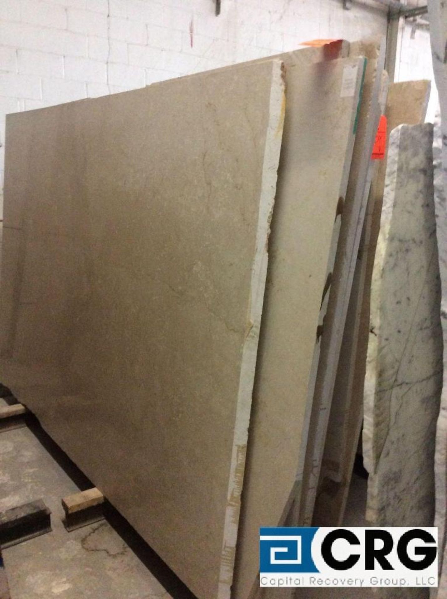 Lot of (5) slabs of Limestone Triesta Gold 1 1/4 114x75, marble