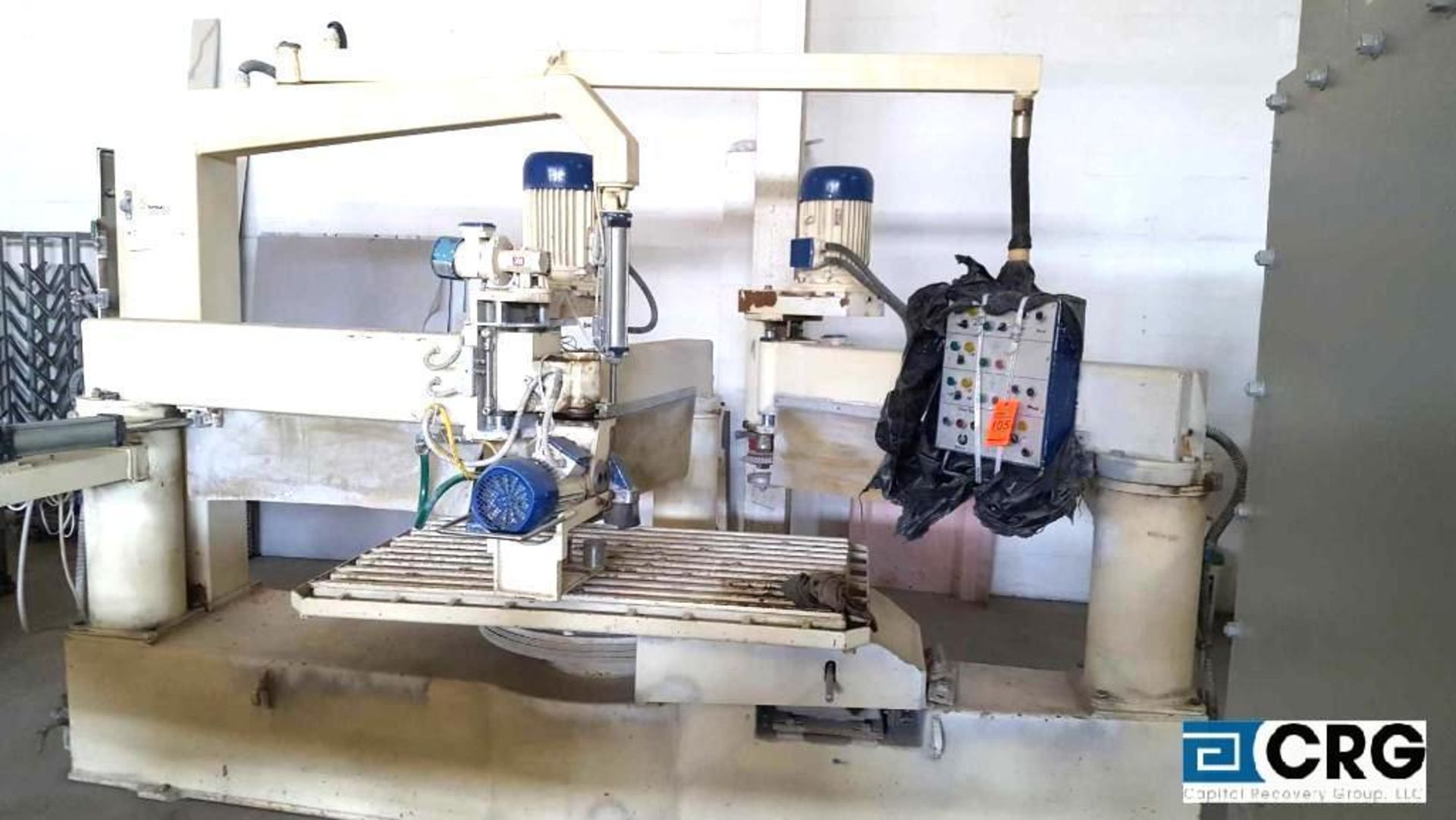 Fermec (La Spezia Italy Via Bragarina) Mod T.P.L. Plus No 289 stone cutting/ polishing machine, with - Bild 2 aus 2